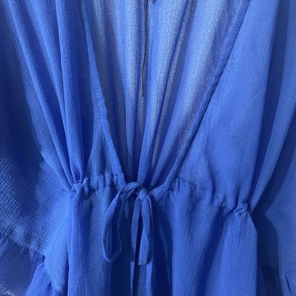 Chic Royal Blue Women's Swim Cover-Up - Picture 5 of 5